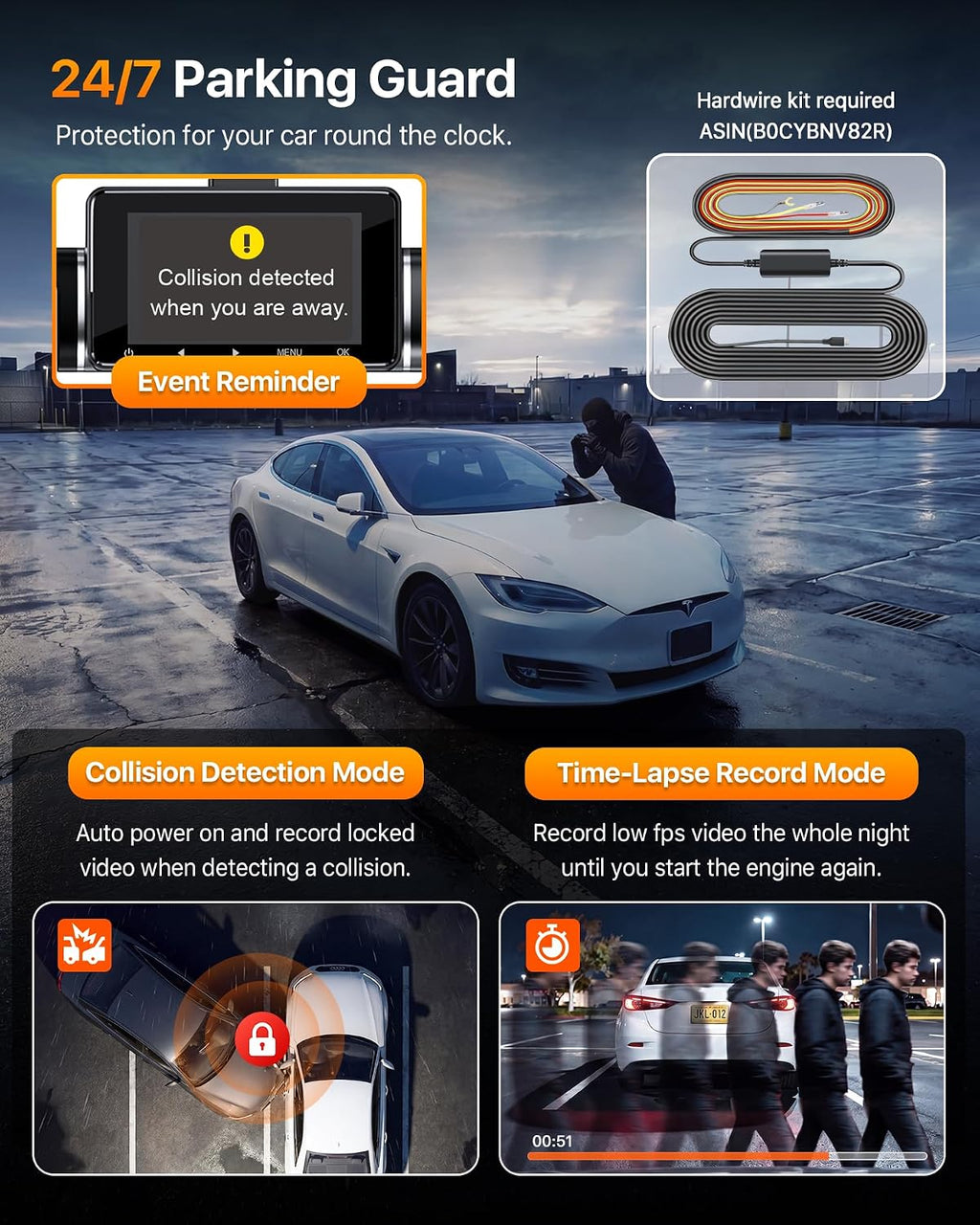 4K 4-Channel WiFi Dash Cam