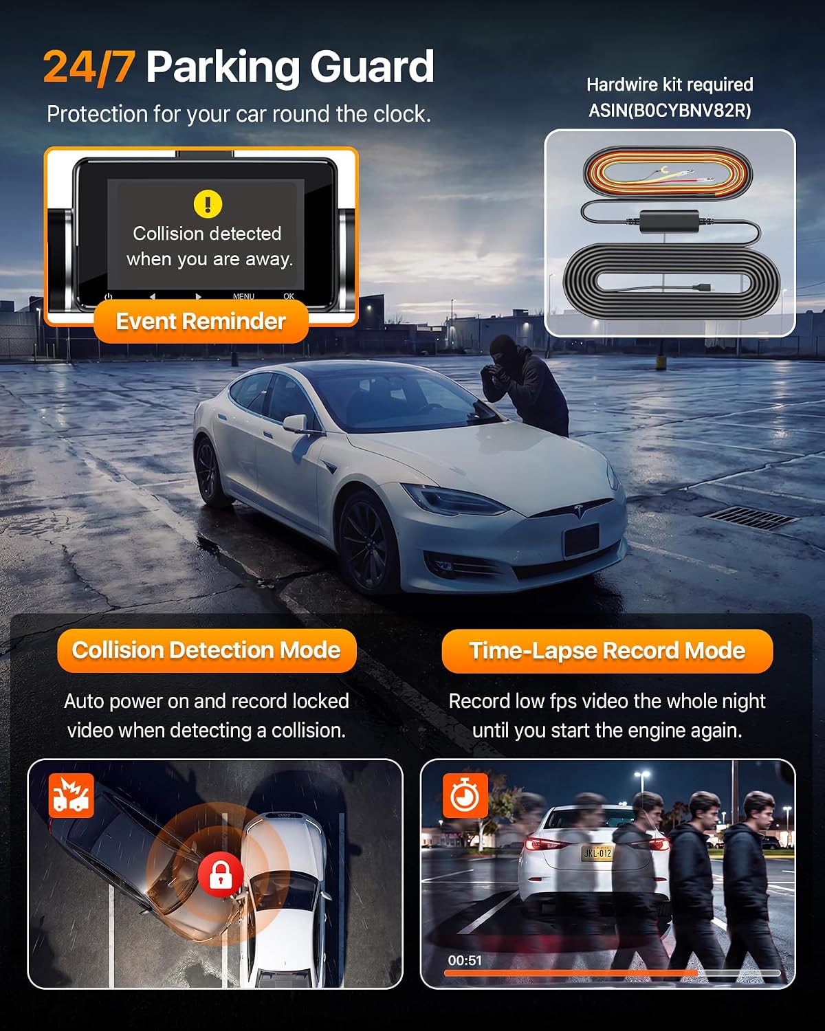 4K 4-Channel WiFi Dash Cam