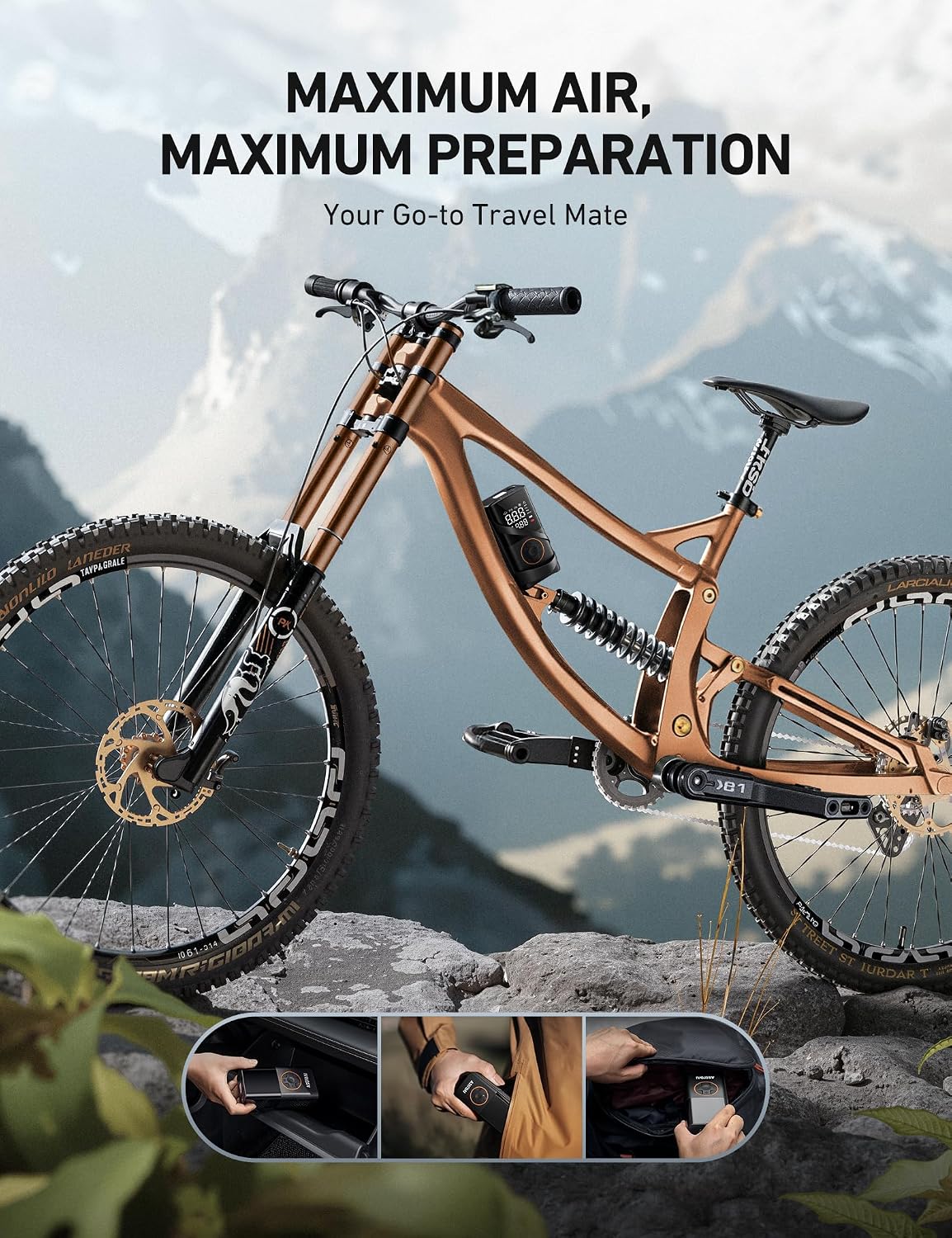 AstroAI Cordless Portable Tire Inflator