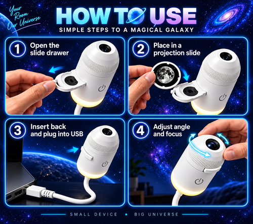 Magic projector lamp holder