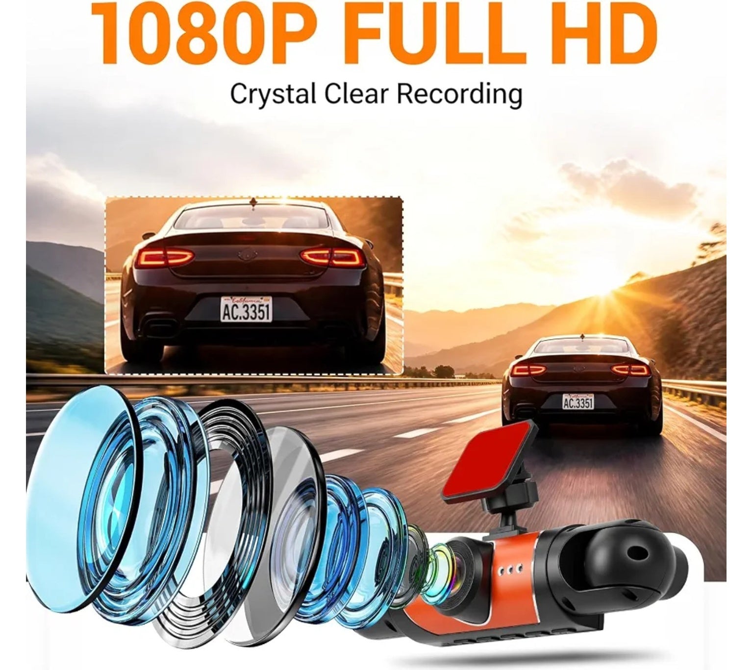 Aurexsmart Car dash camera 360