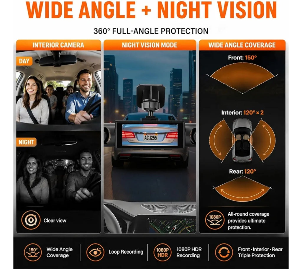 Aurexsmart Car dash camera 360