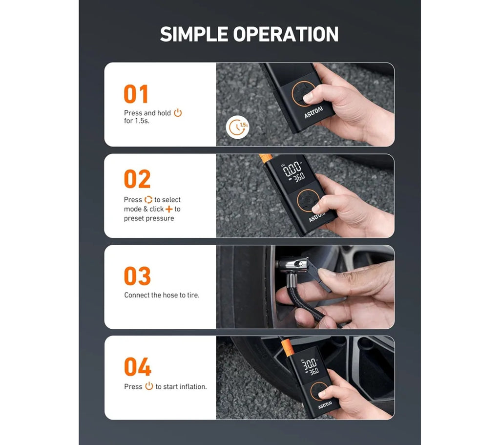 Aurex car portable inflator