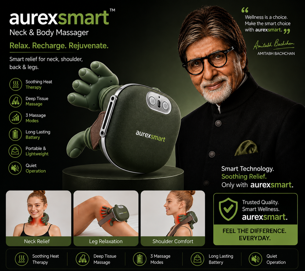 Neck and shoulder massager